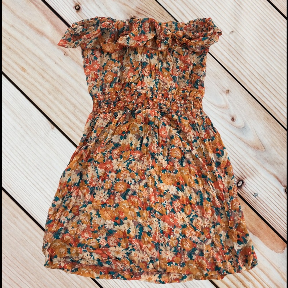 2/$35- XXI• Strapless Ditsy Dress/Top• Size Small